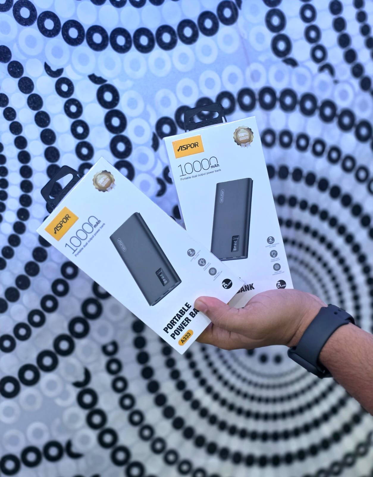 ASPOR 10000 mAh power bank