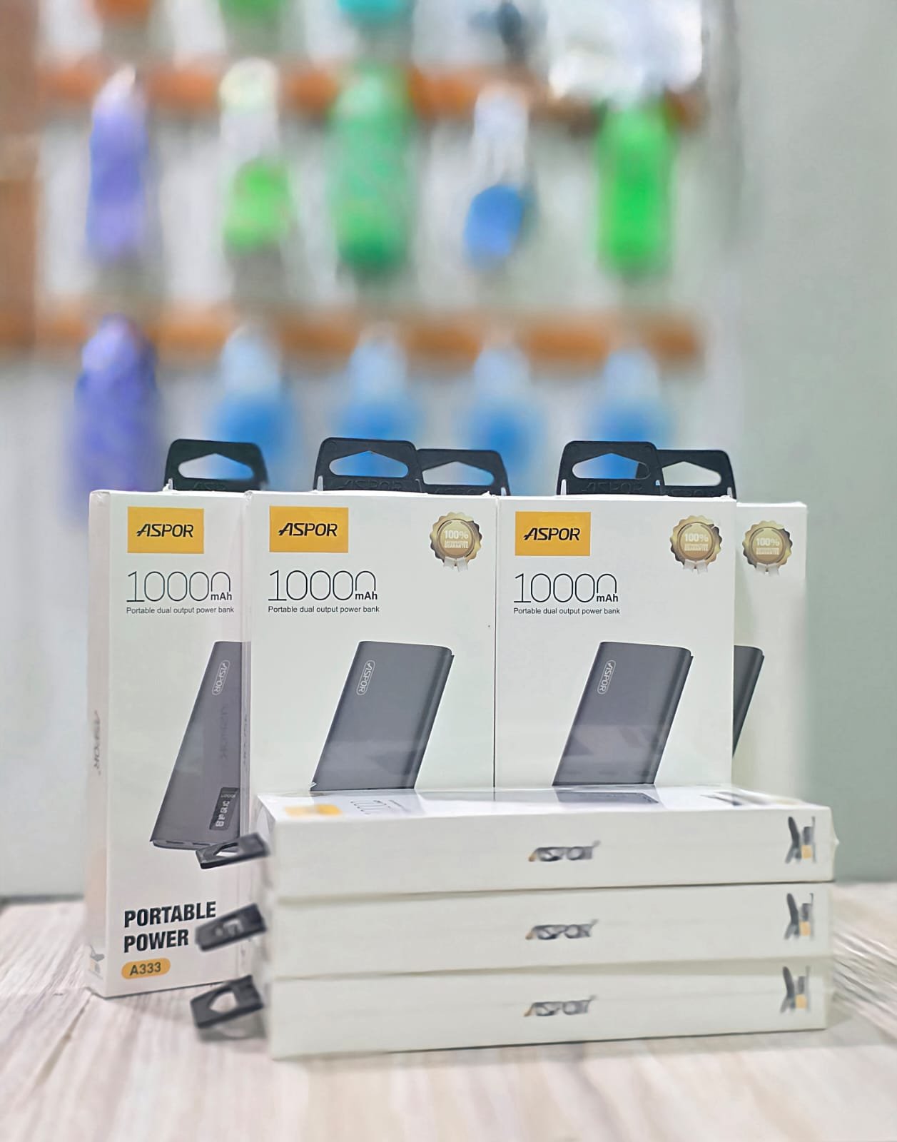 ASPOR 10000 mAh power bank
