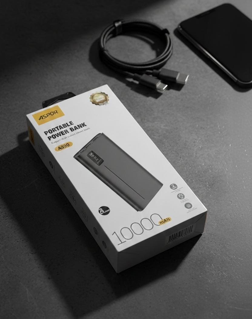 ASPOR 10000 mAh power bank